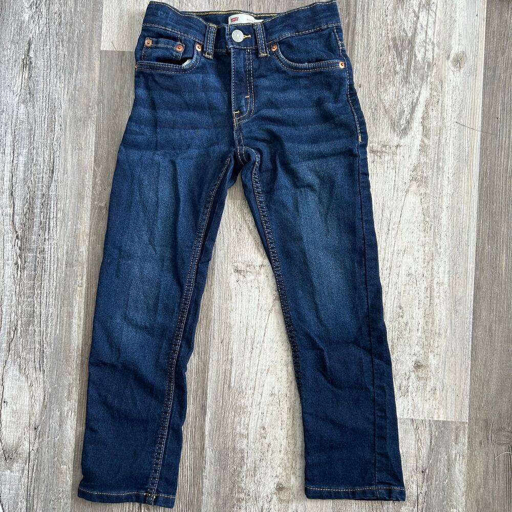 Levi’s 511 Slim Jeans Boys 7 Reg Dark Wash Stretch Denim Classic